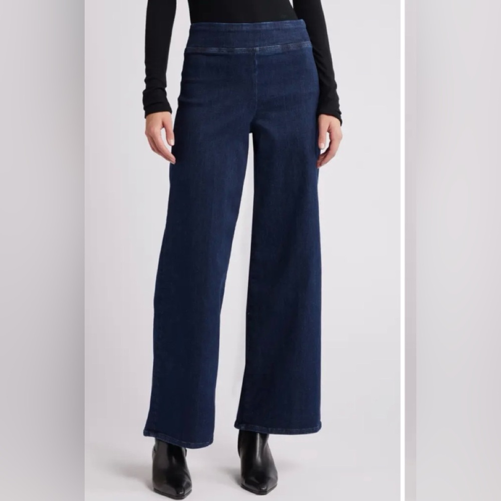 Frame Denim Le Jet set Dark Blue High-Rise Jeans - Picture 3 of 4